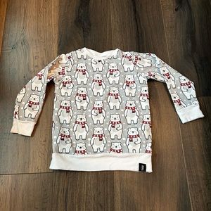 Polar Bear Crew Neck Sweater. Todays Modern Bebe 3-4 years